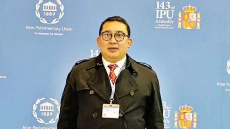 Anggota DPR Fraksi Gerindra Fadli Zon. (net)