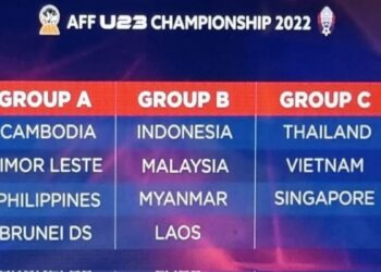 Piala AFF U-23 2022, Indonesia Berada di Grup B Bersama Malaysia