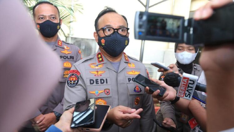 Kadiv Humas Mabes Polri Irjen Dedy Prasetyo saat beri keterangan terkait kasus Brigadir J. (Dok. Divhumas)