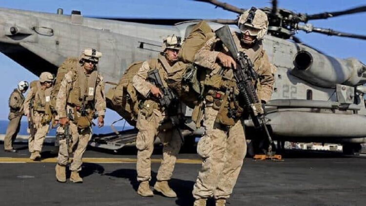 Ilustrasi pasukan militer AS. (net)