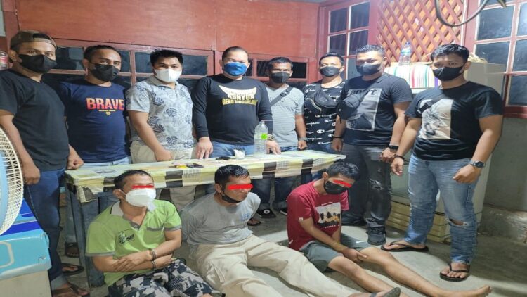 Jajaran Satresnarkoba Polresta Padang menangkap tiga pengedar narkoba di tiga tempat berbeda. (IST)