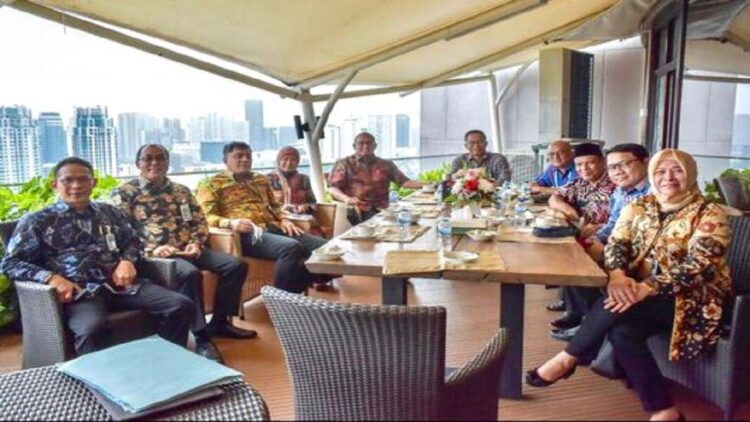 Anggota DPR RI Andre Rosiade memfasilitasi pertemuan Pemprov Sumbar dengan Direksi BNI. (IST)