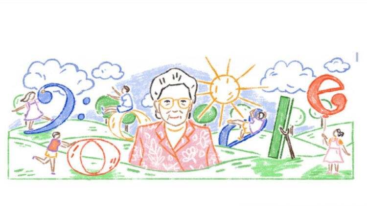 Ibu Kasur atau Sandiah sebagai wajah Google Doodle hari ini (16/1/2022). (Google Doodle)