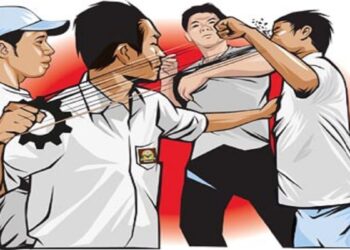 ilustrasi tawuran. (net)