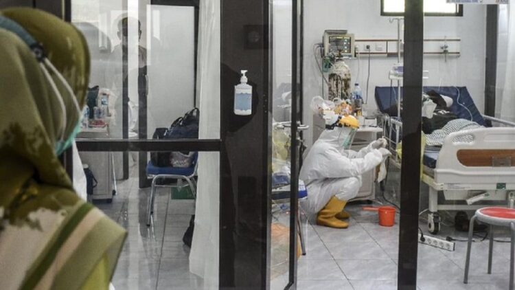Ilustrasi rawat inap pasien COVID-19. (net)