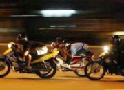 15 Motor Diamankan, Polresta Bukittinggi Gencarkan Razia Balap Liar