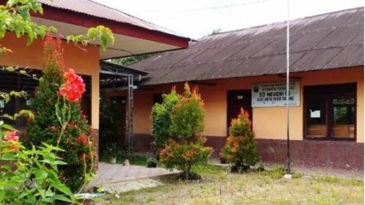 Kondisi salah satu sekolah dasar negeri di Solok Selatan yang digabungkan. (penggabungan sekolah) (IST)