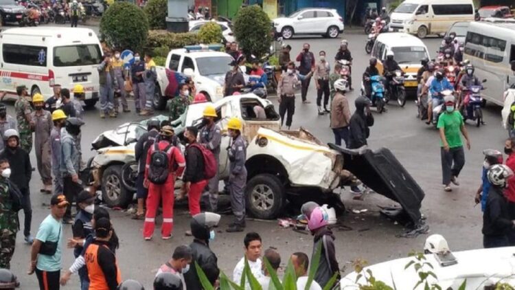 Simpang Muara Rapak, Lokasi Tragedi Kecelakaan Maut Balikpapan (Foto:.Budi/detikcom)
