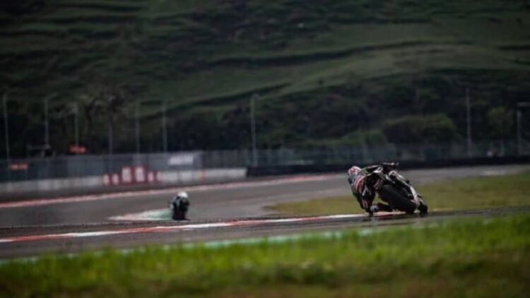 Sesi tes ofisial MotoGP di Sirkuit Mandalika. (net)