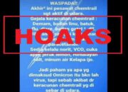 Beredar Isu Chemtrails Sebabkan Omicron, Begini Penjelasan BMKG