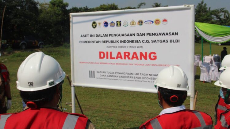 Aset sitaan Satgas BLBI.