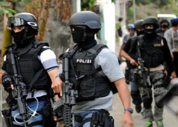 Ilustrasi Densus 88 Antiteror. (net)