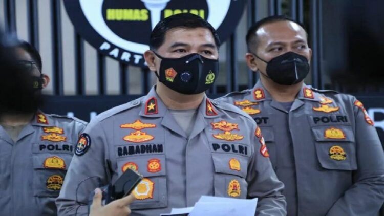 Rencana Penyerangan Polsek Kampar Digagalkan, Polisi Ringkus Anggota JAD Padang 1 Kepala Biro Penerangan Masyarakat (Karopenmas) Divisi Humas Polri Brigjen Pol Ahmad Ramadhan (ANTARA/HO-Divisi Humas Polri)