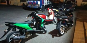 Terlibat Balap Liar, Satlantas Polres Bukittinggi Tilang 19 Motor