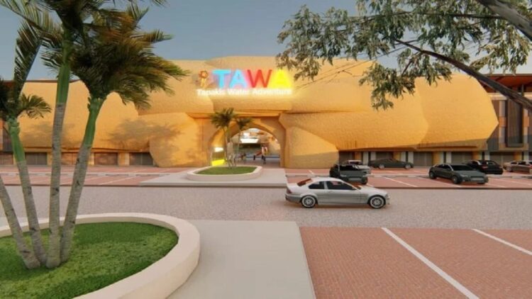 Desain Tapakis Waterpark dan Adventure atau Tawa yang akan segera dibangun di Kecamatan Ulakan Tapakih, Kabupaten Padang Pariaman, Sumbar. (Antara/Istimewa )