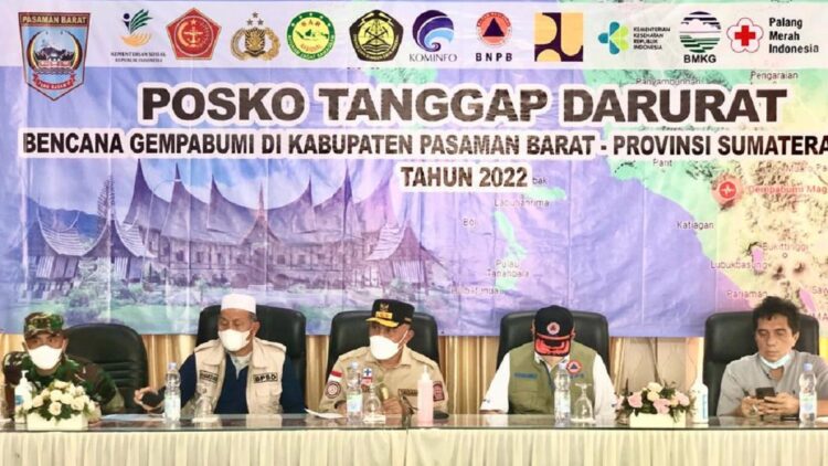 Rakor bencana Sumbar di Pasaman Barat.