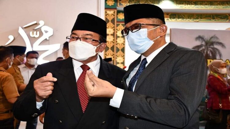 Wali Kota Padang Hendri Septa usai melantik pengurus Baznas periode 2022-2027. (IST)