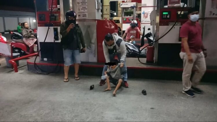 Anak di Padang ini diamankan karena diduga sengaja disuruh orangtua mengemis. (IST)