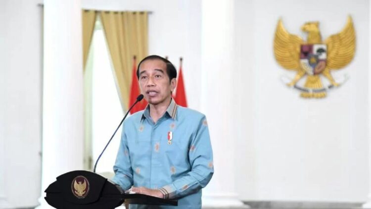 Presiden Joko Widodo dalam Puncak Peringatan Hari Pers Nasional secara virtual dari Istana Kepresidenan Bogor, Rabu (9/2/2022) ANTARA/HO-Biro Pers Sekretariat Presiden/Lukas