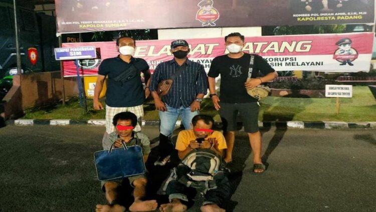 Maling dan penadah barang curian di Padang dibekuk polisi. (IST)