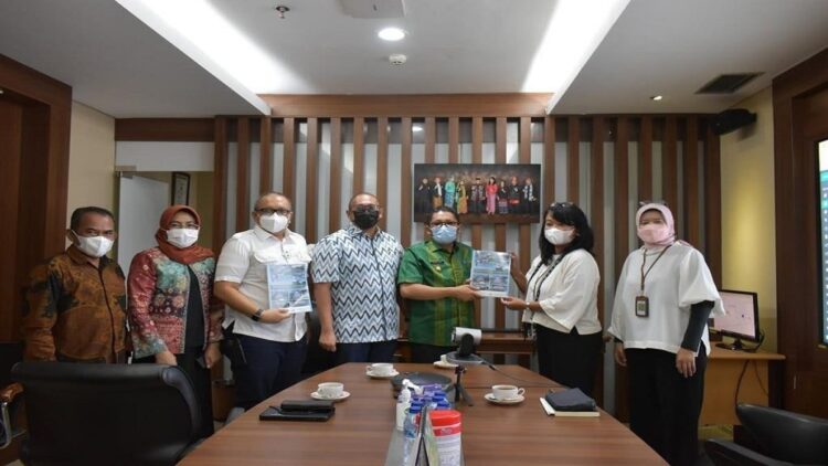 Anggota DPR RI Andre Rosiade dan Wali Kota Padang Hendri Septa bertemu Direktur Jenderal (Dirjen) Cipta Karya Kementerian Pekerjaan Umum dan Perumahan Rakyat (PUPR), Selasa (22/2/2022). (IST)