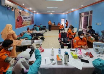 Rayakan HUT Basarnas ke-50, Kantor Pencarian dan Pertolongan Padang Gelar Donor Darah