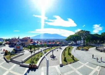 Taman Jam Gadang Kota Bukittinggi. (Antara/HO-Pemkot Bukittinggi)