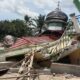 Masjid yang ambruk akibat gempa Pasbar. (ist)