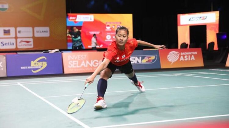 Tim Putri Indonesia Juara BATC 2022, Merah Putih Berkibar Lagi 1 Putri Kusuma Wardani sumbang poin bagi Indonesia di final BATC 2022. (Arsip PBSI)