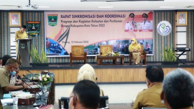 Rakor Program Kelautan Perikanan, Gubernur Mahyeldi Ingin Sinergitas dan Inovasi 1 Rapat sinkronisasi dan koordinasi Dinas Kelautan Sumbar.