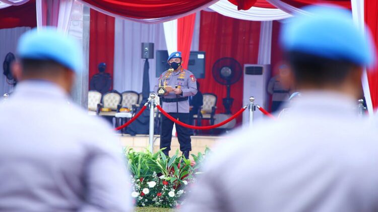 Sambutan Kapolri saat penutupan misi dunia.