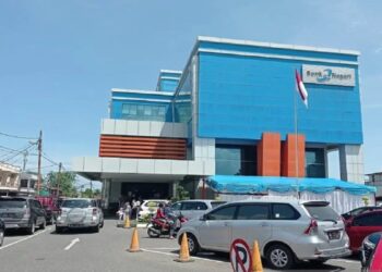 Kantor Bank Nagari Cabang Utama Padang. (Foto: Dok. Antarasumbar/Mutiara Ramadhani)