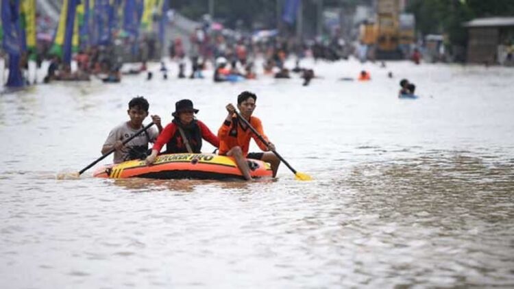 Ilustrasi banjir. (net)