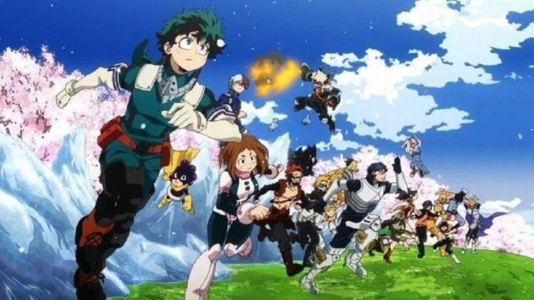 Anime Boku no Hero Academia.