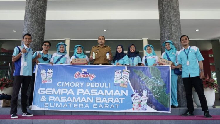 Cimory Group peduli gempa.