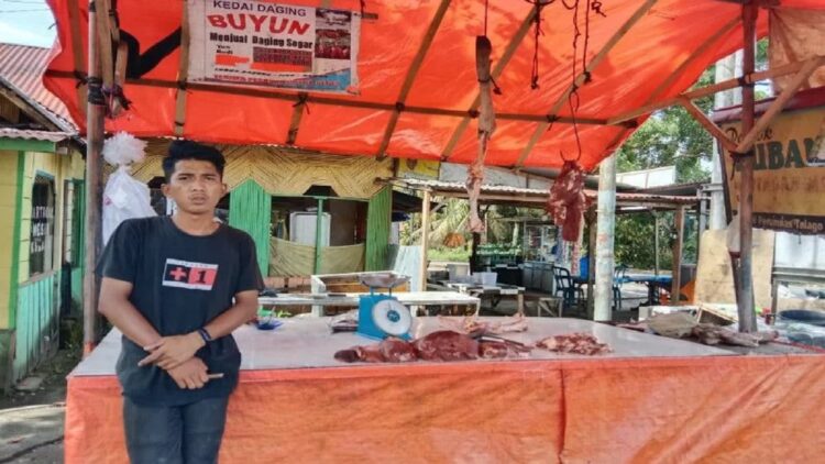 Harga daging di Agam naik jadi Rp140 ribu per kilogram. (ANTARA/Yusrizal)