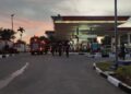 Antri BBM di SPBU Simpang DPRD, Pengendara Motor Nyaris Terbakar
