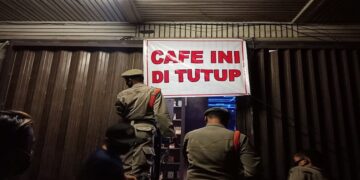 Langgar Perda 1/2021, Kafe Situ Party di Padang Ditutup Satpol PP