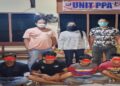 4 Pria Diringkus Polisi usai Cabuli Gadis Bawah Umur di Padang Bergilir