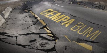 Ilustrasi gempa. (net)