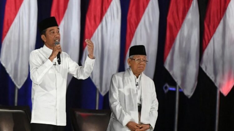 Presiden Jokowi dan Wapres Ma'ruf Amin. (net)