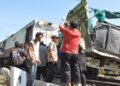 Truk yang Dihantam KA Si Binuang Terseret hingga 50 Meter, Satu Halte Trans Padang Rusak