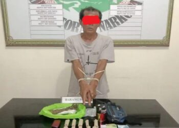 Diduga Pengedar Ganja, Pria Baya di Agam Ditangkap Polisi