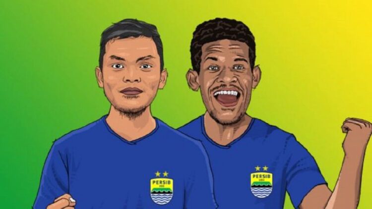 Rachmat Irianto dan Ricky Kambuaya resmi merapat ke Persib Bandung. (Persib.co.id)