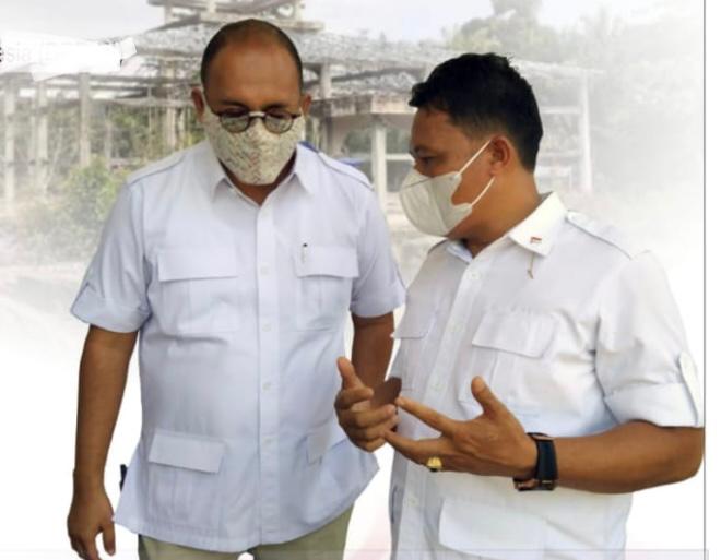 2024, Saatnya Sumbar Punya Gubernur seperti Andre Rosiade 1 Anggota DPR RI Andre Rosiade bersama Wakil Ketua DPRD Pessel Hakimin.