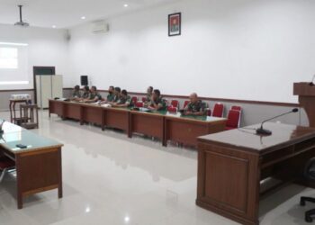 Jelang Kedatangan Wapres, Korem 032 Wirabraja Lakukan Rakor Pengamanan