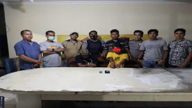 Akan Transaksi Narkoba, Dua Buruh di Padang Dicokok Polisi 1 Jajaran Polsek Padang Utara meringkus dua buruh yang kedapatan memiliki narkoba. (IST)
