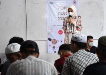 Program Tok Tok Tok Buka Puasa Bersama PT Semen Padang Berakhir di Panti Asuhan Khusus Mentawai