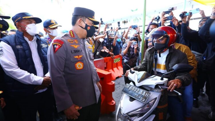 Kapolri cek kelengkapan dan kesiapan pemudik.