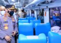 Tinjau Stasiun Pasar Senen, Kapolri Imbau Warga Mudik Sebelum Tanggal 28 April